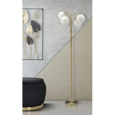 LAMPA STOJĄCA GLAMY 4-ŚWIATŁOWA Ø 54x176 cm